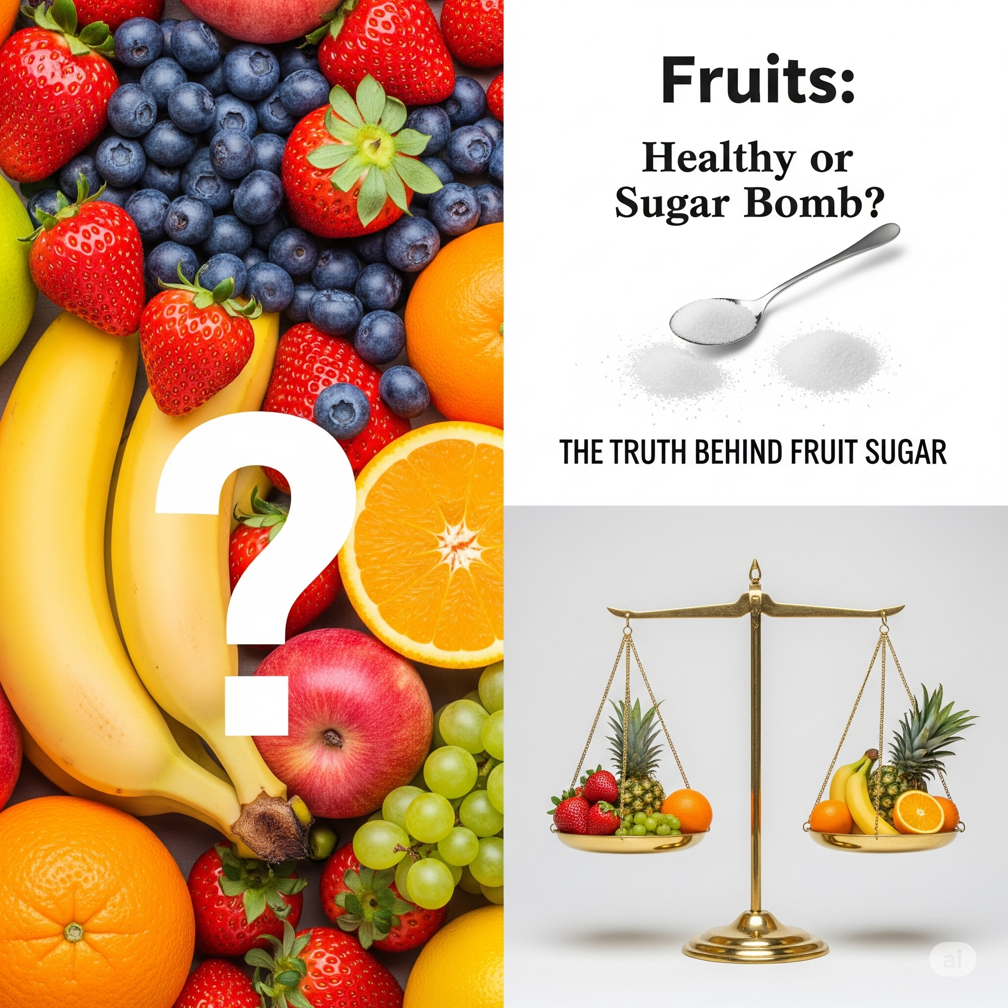 Obst: Gesund oder Zuckerbombe? Die Wahrheit hinter dem Fruchtzucker